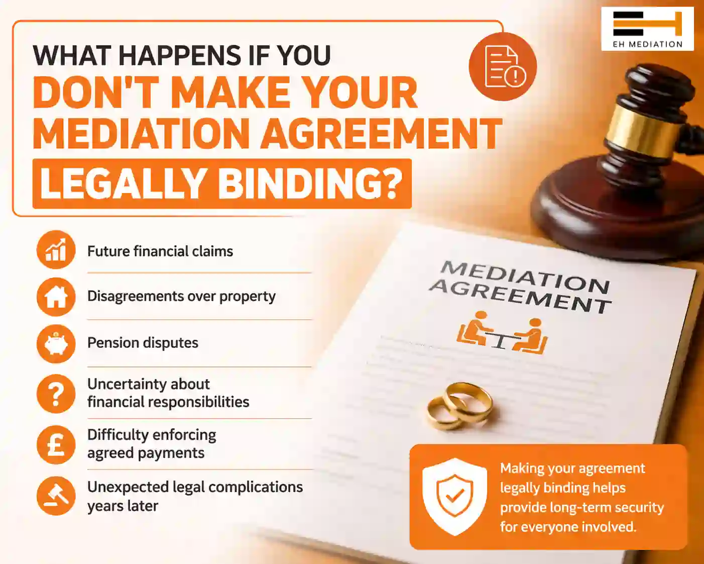 What Happens If You Don't Make Your Mediation Agreement Legally Binding Lutterworth?